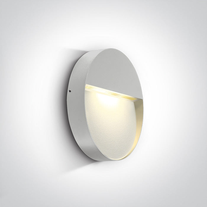 ONE Light Wall Light 9W 350lm 3000K CRI80 IP54 White 67360/W/W