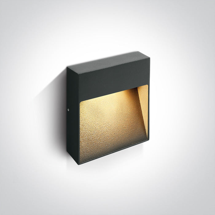 ONE Light Wall Light 9W 450lm 3000K CRI80 IP54 Anthracite 67360A/AN/W