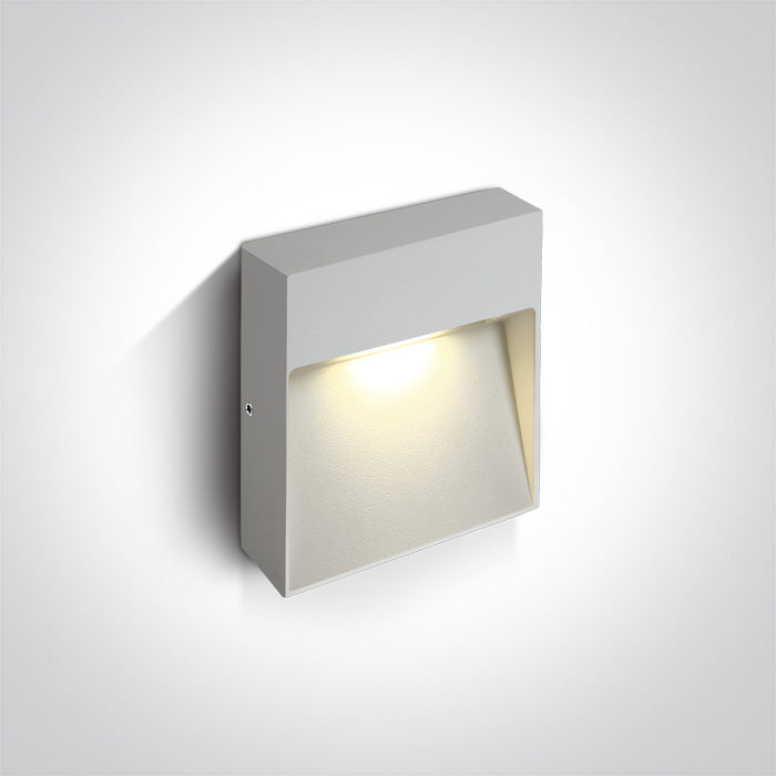 ONE Light Wall Light 9W 450lm 3000K CRI80 IP54 White 67360A/W/W