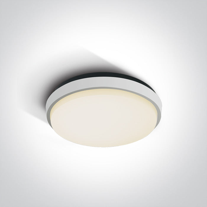 ONE Light | 67362/W/W WHITE PLAFO LED 20W WW IP54 230V - OEM NORDIC - Quality Parts Distribution