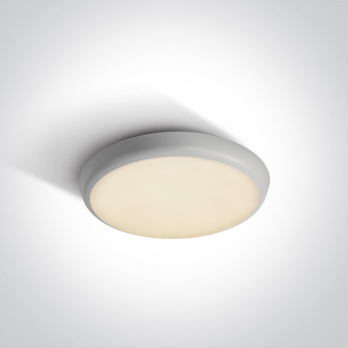 ONE Light | 67366/W/W WHITE LED PLAFO 12W WW IP54 230V - OEM NORDIC - Quality Parts Distribution