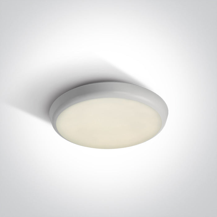 ONE Light | 67366E/W/C WHITE LED PLAFO 12w CW IP54 EMERGENCY 3 hrs 230V - OEM NORDIC - Quality Parts Distribution