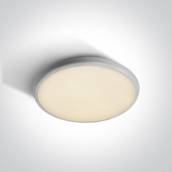 ONE Light | 67368/W/W WHITE LED PLAFO 18W WW IP54 230V - OEM NORDIC - Quality Parts Distribution