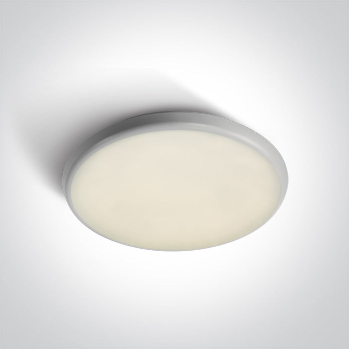 ONE Light Ceiling Light 25W 2000lm 4000K CRI80 IP54 White 67370/W/C