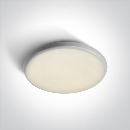 ONE Light Ceiling Light 25W 2000lm 4000K CRI80 IP54 White 67370/W/C