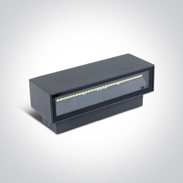 ONE Light Wall Light 2x6W 2x420lm 3000K CRI80 IP54 Anthracite 67374A/AN/W