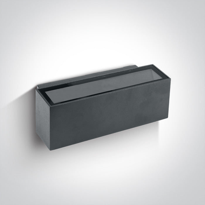 ONE Light Wall Light 2x6W 2x420lm 3000K CRI80 IP54 Anthracite 67374A/AN/W