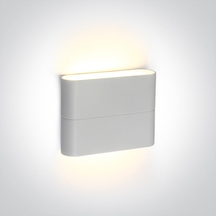 ONE Light Wall Light 2x3W 2x210lm 3000K CRI80 IP54 White 67376/W/W