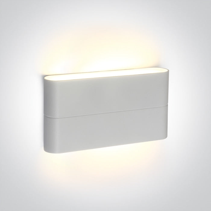 ONE Light Wall Light 2x6W 2x420lm 3000K CRI80 IP54 White 67376A/W/W
