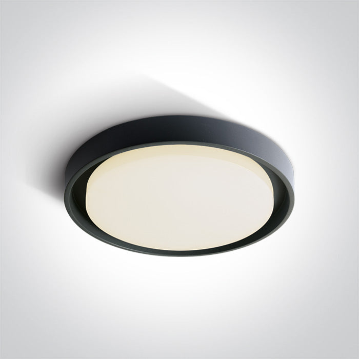 ONE Light | 67384/AN/W ANTHRACITE PLAFO LED 30W WW IP54 230V - OEM NORDIC - Quality Parts Distribution