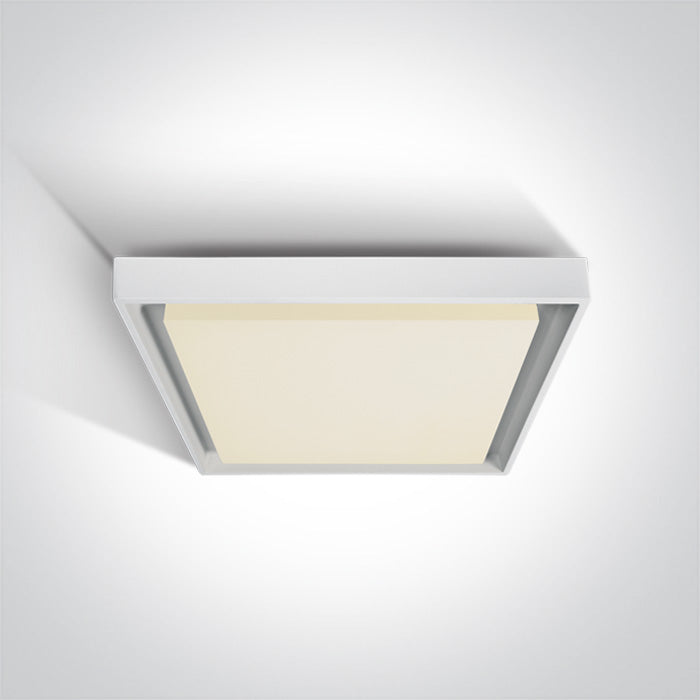 ONE Light | 67384A/W/W WHITE PLAFO LED 30W WW IP54 230V - OEM NORDIC - Quality Parts Distribution