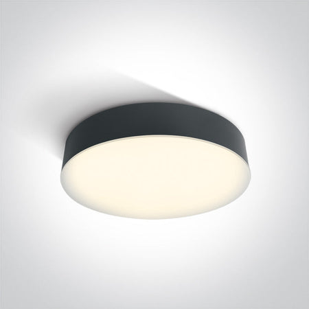 ONE Light Ceiling Light 21W 1300 3000K CRI80 IP65 Anthracite 67390/AN/W