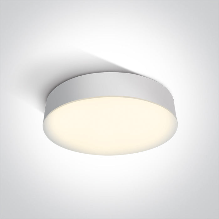 ONE Light | 67390/W/W WHITE LED PLAFO 21W WW IP65 230V - OEM NORDIC - Quality Parts Distribution