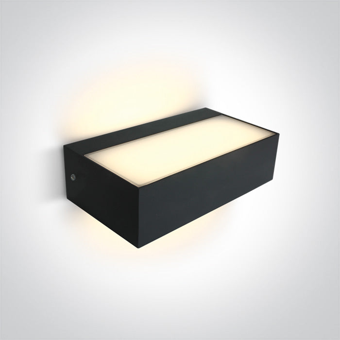 ONE Light Wall Light 7W 400lm 3000K CRI80 IP65 Anthracite 67392/AN/W