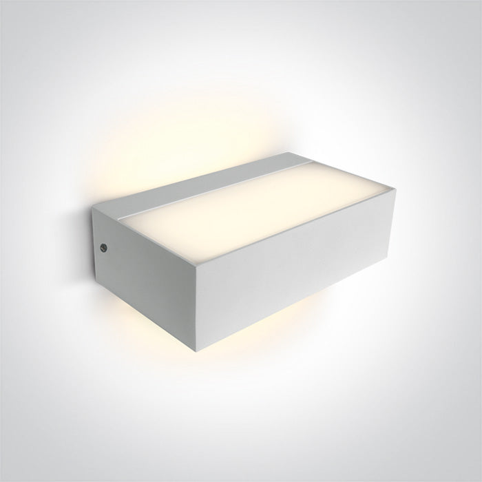 ONE Light | 67392/W/W WHITE LED WALL LIGHT 7W WW IP65 230V - OEM NORDIC - Quality Parts Distribution
