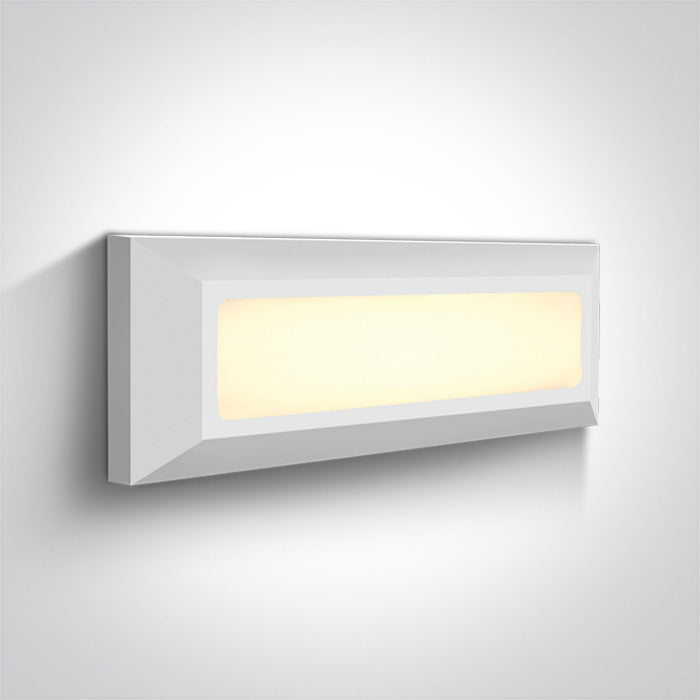 ONE Light | 67394/W/W WHITE LED WALL LIGHT 3,5W WW IP65 230V - OEM NORDIC - Quality Parts Distribution
