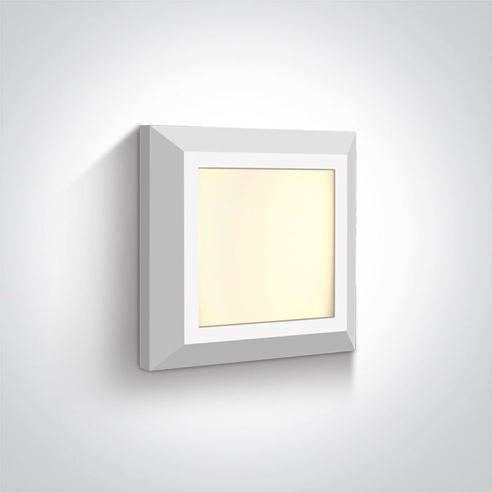 ONE Light | 67394A/W/W WHITE LED WALL LIGHT 3,5W WW IP65 230V - OEM NORDIC - Quality Parts Distribution