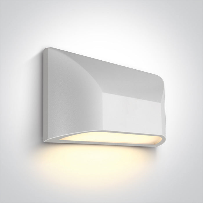 ONE Light | 67396/W/W WHITE LED WALL LIGHT 6W WW IP65 230V - OEM NORDIC - Quality Parts Distribution