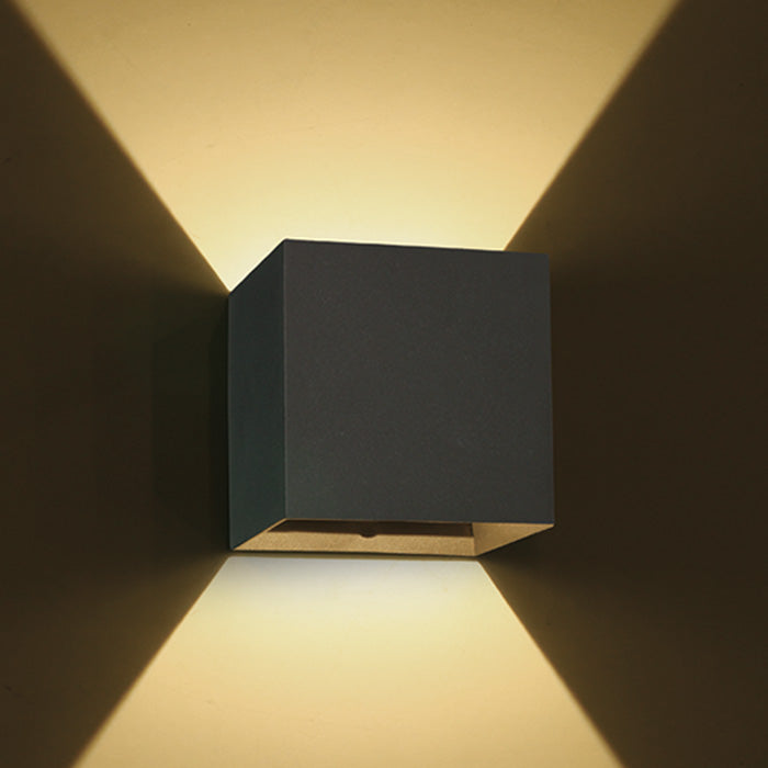 ONE Light Wall Light 2x3W 2x200lm 3000K CRI80 IP54 Anthracite 67398C/AN/W