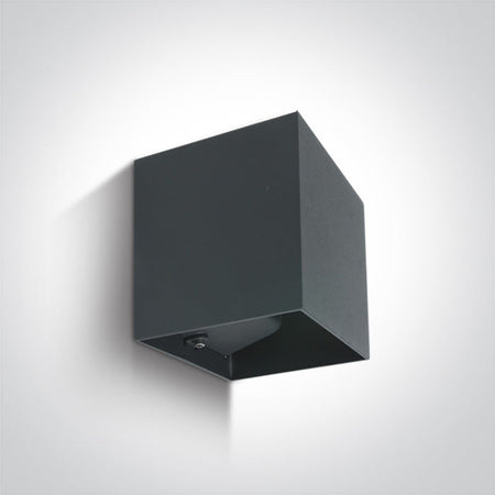 ONE Light Wall Light 2x3W 2x200lm 3000K CRI80 IP54 Anthracite 67398C/AN/W