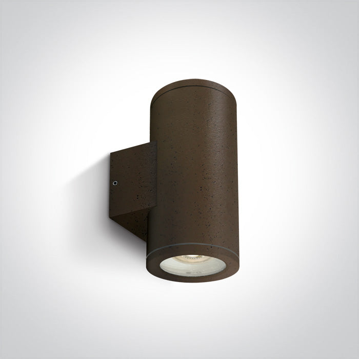 ONE Light | 67400B/BR RUST BROWN WALL GU10 2x10W IP54 - OEM NORDIC - Quality Parts Distribution