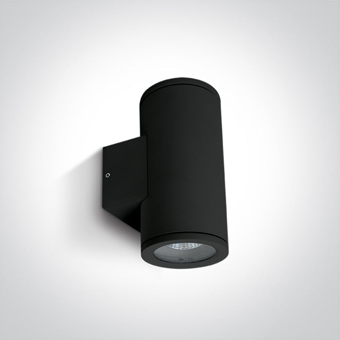 ONE Light Wall Light GU10 2X10W IP54 Black 67400B/B