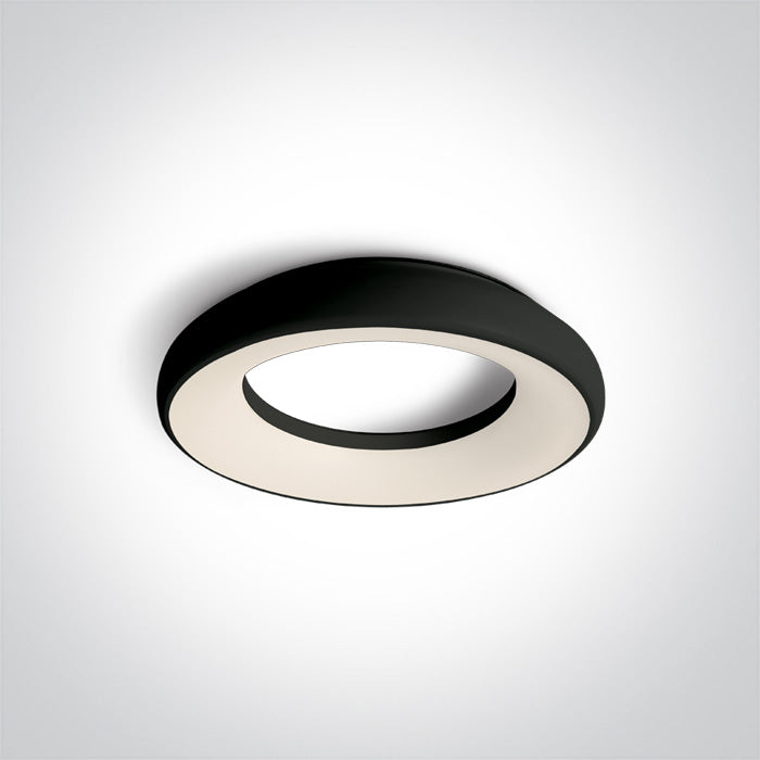ONE Light Ceiling Light 25W 1850lm 3000K CRI80 IP40 Black 67402/B/W