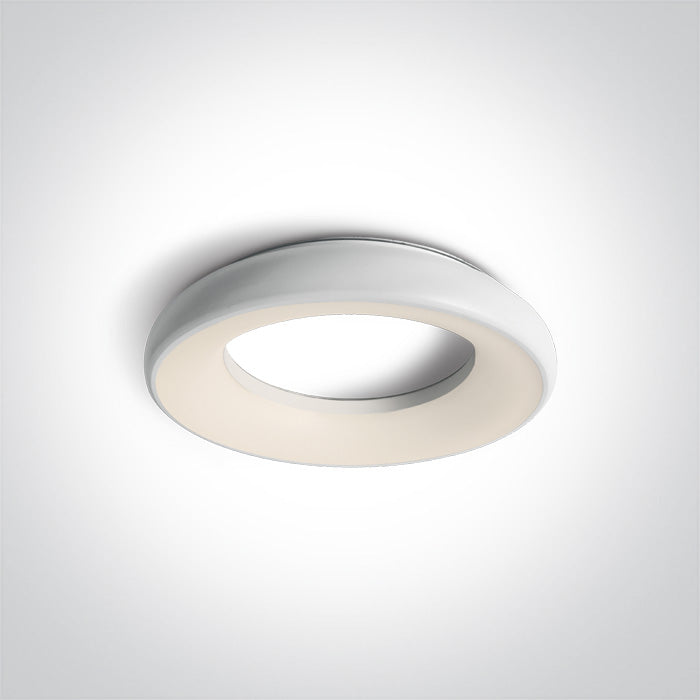 ONE Light | 67402/W/W WHITE PLAFO LED 25W WW IP40 100-240V - OEM NORDIC - Quality Parts Distribution