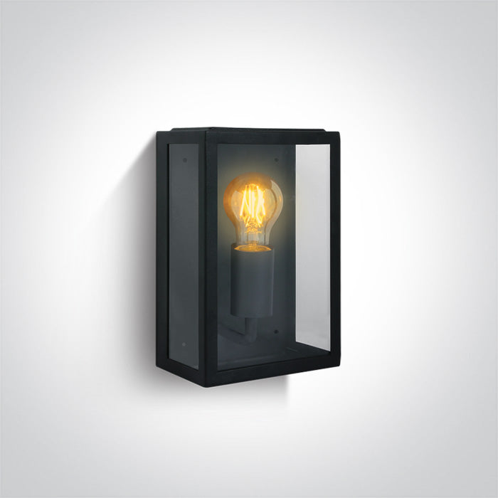 ONE Light Wall Light E27 12W IP43 Black 67406/B