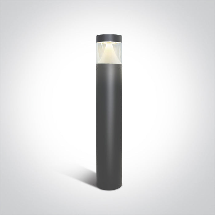 ONE Light Bollard Light 12W 1000lm 4000K CRI80 IP65 Anthracite 67410/AN/C