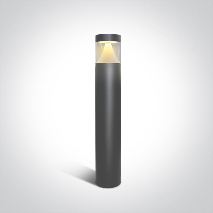 ONE Light | 67410/AN/W ANTHRACITE LED BOLLARD 80cm 12W WW IP65 230V - OEM NORDIC - Quality Parts Distribution