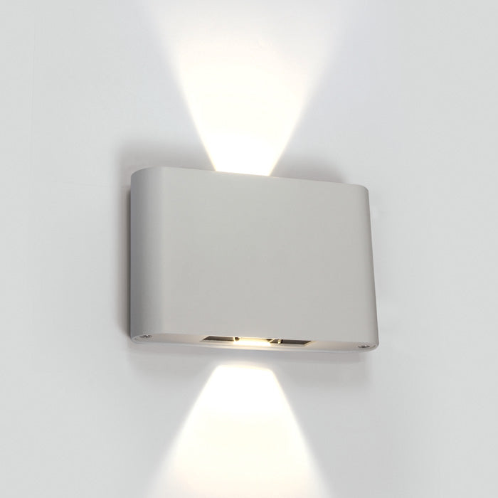 ONE Light | 67412/W/W WHITE WALL LED 2x6W WW IP54 230V - OEM NORDIC - Quality Parts Distribution