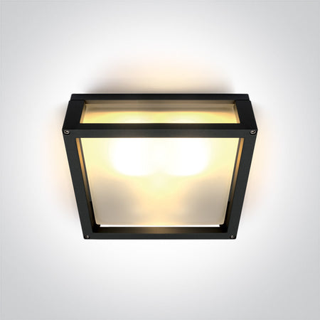 ONE Light | 67420B/B BLACK E27 2x12W PLAFO IP54 - OEM NORDIC - Quality Parts Distribution