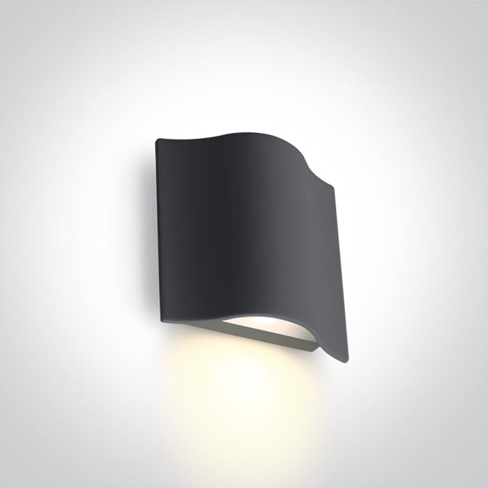 ONE Light | 67422/AN/W ANTHRACITE WALL LED 6W WW IP54 230V - OEM NORDIC - Quality Parts Distribution