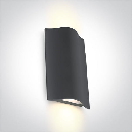 ONE Light Wall Light 2x6W 2x400lm 3000K CRI80 IP54 Anthracite 67422A/AN/W