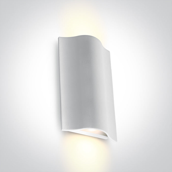 ONE Light | 67422A/W/W WHITE WALL LED 2x6W WW IP54 230V - OEM NORDIC - Quality Parts Distribution