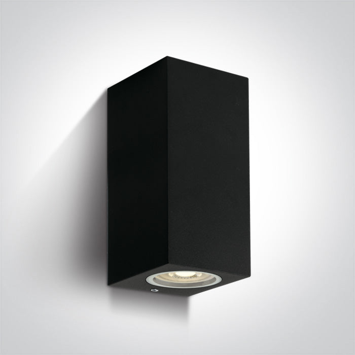 ONE Light Wall Light GU10 2x10W IP65 Black 67426A/B