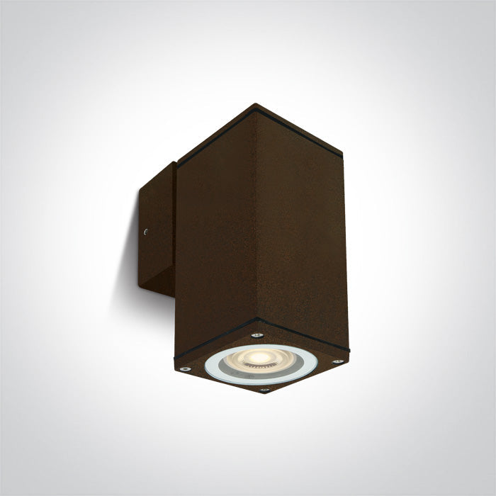 ONE Light Wall Light GU10 10W IP54 Rust Brown 67426B/BR