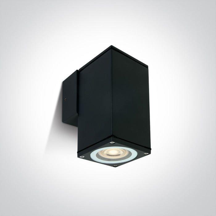 ONE Light Wall Light GU10 10W IP54 Black 67426B/B