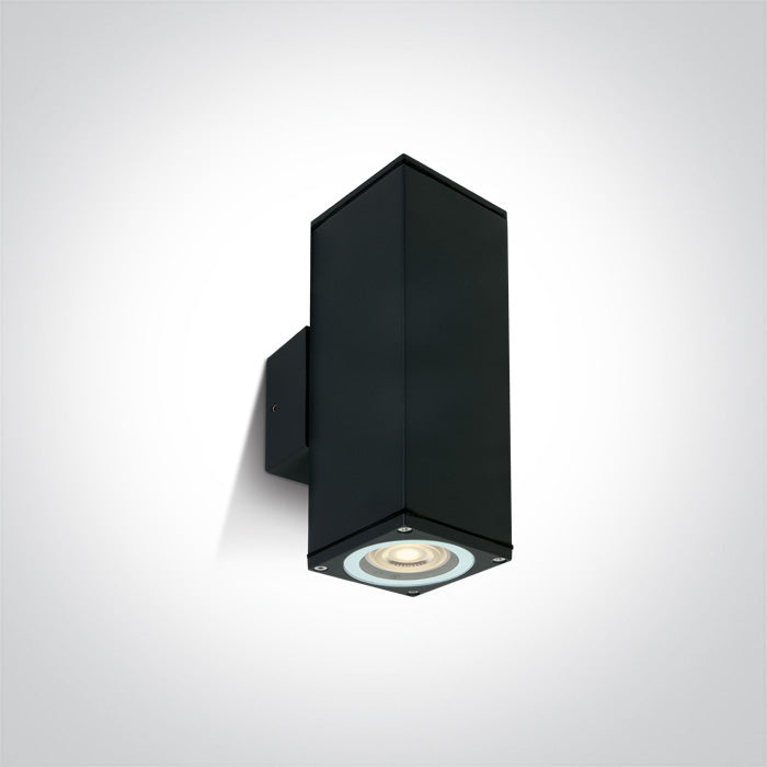ONE Light | 67426C/B BLACK WALL 2xGU10 10w IP54 100-240V - OEM NORDIC - Quality Parts Distribution