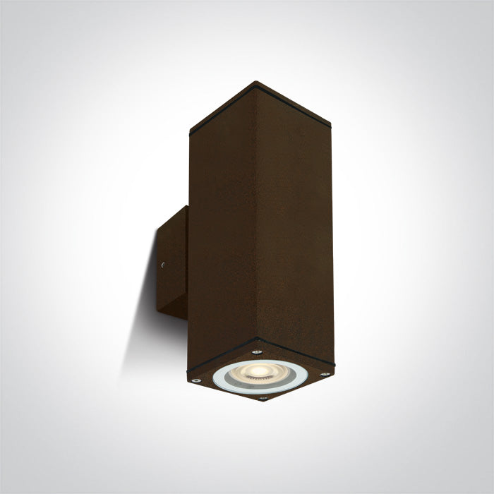 ONE Light | 67426C/BR RUST BROWN WALL 2xGU10 10w IP54 100-240V - OEM NORDIC - Quality Parts Distribution