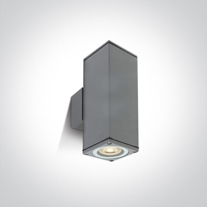ONE Light Wall Light GU10 2x10W IP54 Grey 67426C/G