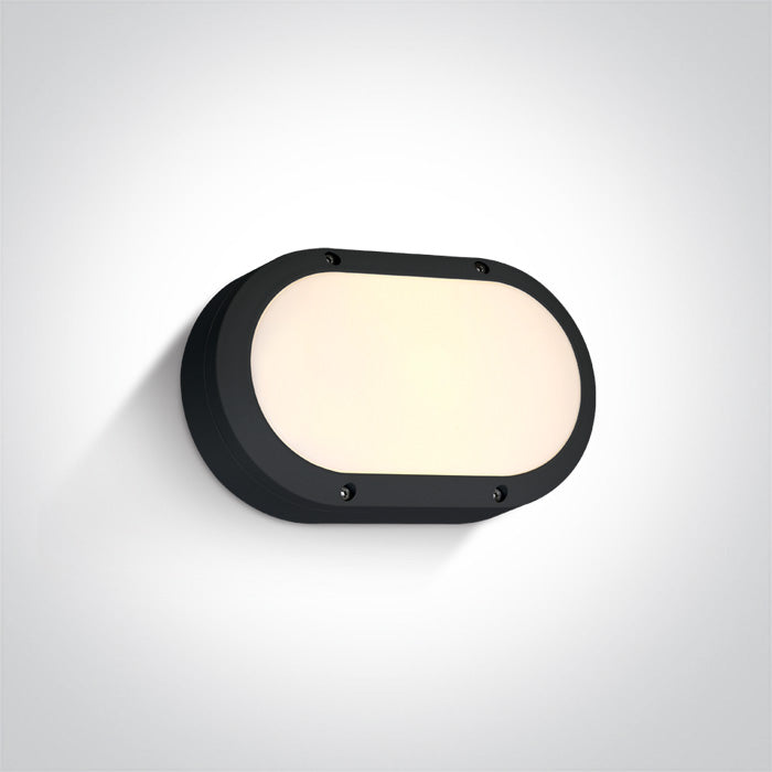 ONE Light Wall Light 10W 600lm 3000K CRI80 IP54 Black 67442B/B/W