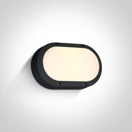 ONE Light Wall Light 10W 600lm 3000K CRI80 IP54 Black 67442B/B/W