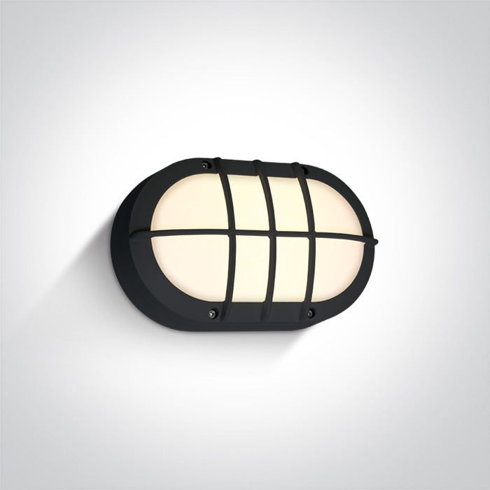 ONE Light | 67442C/B/W BLACK LED WALL LIGHT 10W WW IP54 230V - OEM NORDIC - Quality Parts Distribution