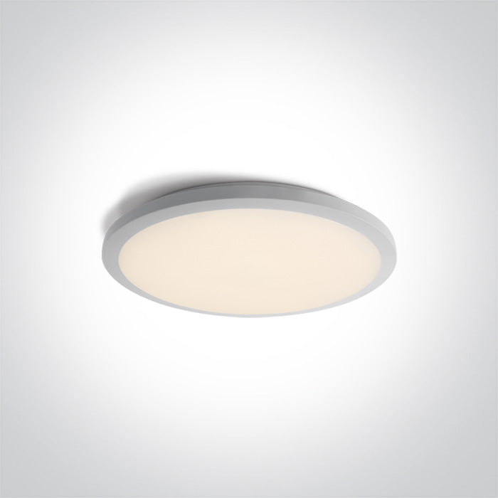 ONE Light | 67448/W/W WHITE LED PLAFO 24w WW IP20 230V - OEM NORDIC - Quality Parts Distribution