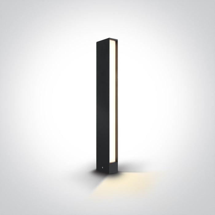 ONE Light | 67460A/AN/W ANTHRACITE LED BOLLARD 60cm 8W WW IP54 100-240V - OEM NORDIC - Quality Parts Distribution