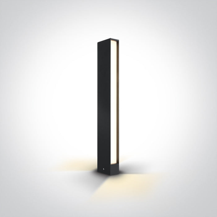 ONE Light | 67460B/AN/W ANTHRACITE LED BOLLARD 60cm 2x6W WW IP54 100-240V - OEM NORDIC - Quality Parts Distribution