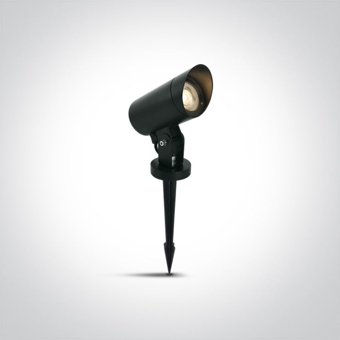 ONE Light | 67464G/B BLACK GARDEN SPOT GU10 10W IP65 WITH SPIKE - OEM NORDIC - Quality Parts Distribution