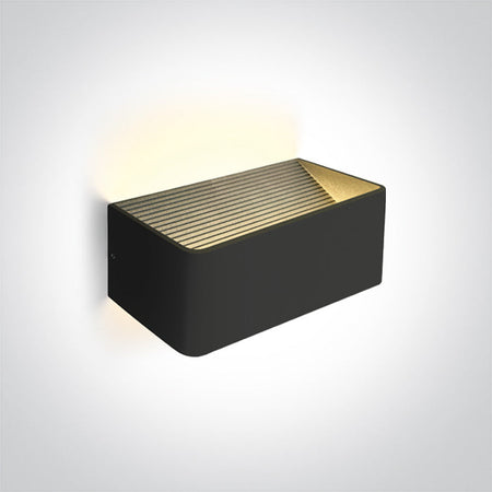 ONE Light Wall Light 6W 400lm 3000K CRI80 IP20 Black 67466B/B/W
